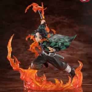 Figurine Demon Slayer - Tanjiro "Rengoku Sword" - Bandai Tamashii Nations